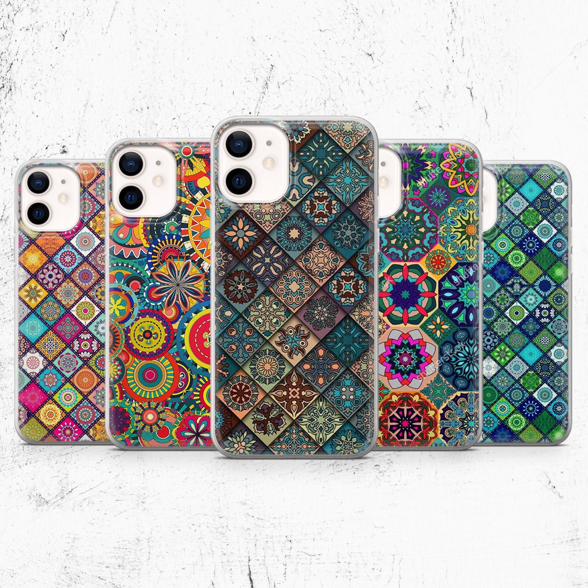 iPhone・スマホケース Society6 omulyana red gallery mandala Society6 omulyana red gallery mandala (Society6/iPhone