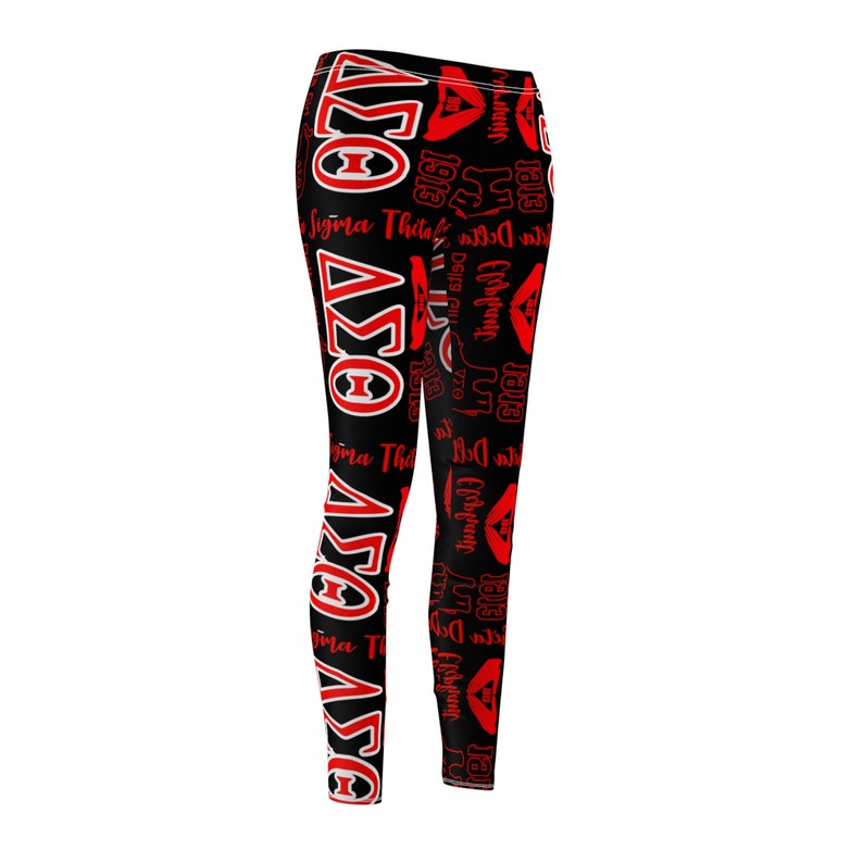 Delta Sigma Theta Sorority Women's Black Casual Leggings - Etsy