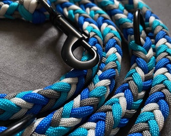 Handgefertigte Hundeleine aus Paracord, beliebig gestaltbar