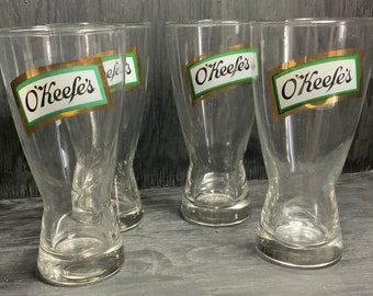 Vintage O’Keefe’s 10 oz Beer Glasses