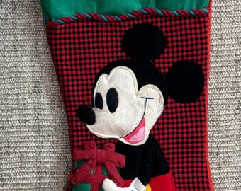 Vintage Mickey Mouse Christmas Stocking