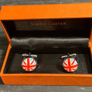Gemelli Union Jack con bandiera britannica di Simon Carter