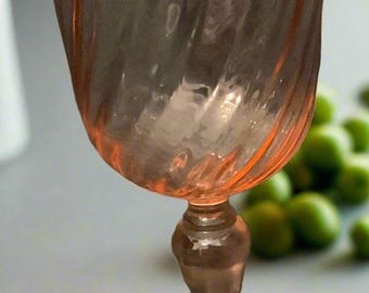 Arcoroc Pink Swirl Wine Glasses