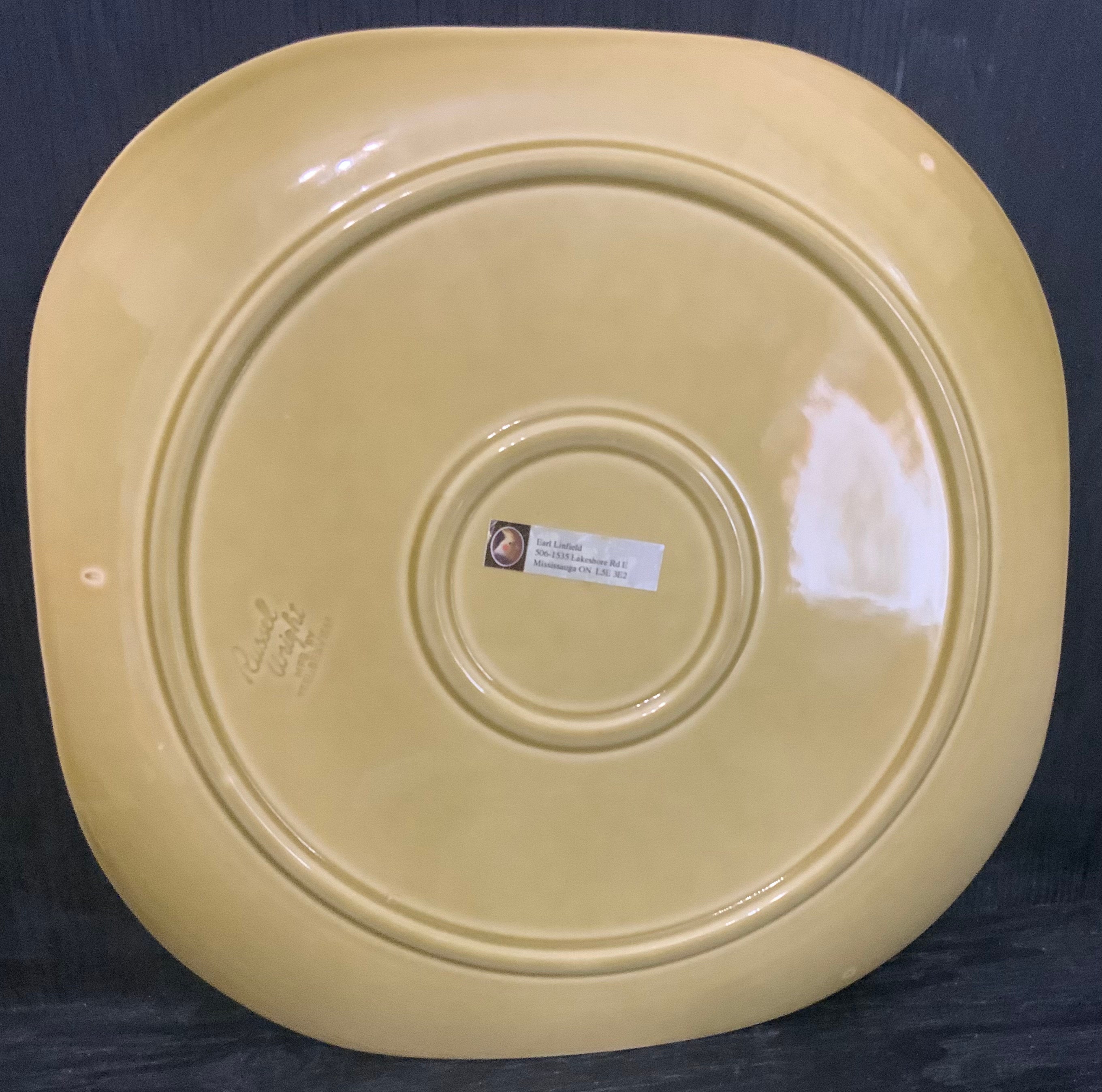 Russel Wright Chartreuse Vintage Serving Platter - Etsy