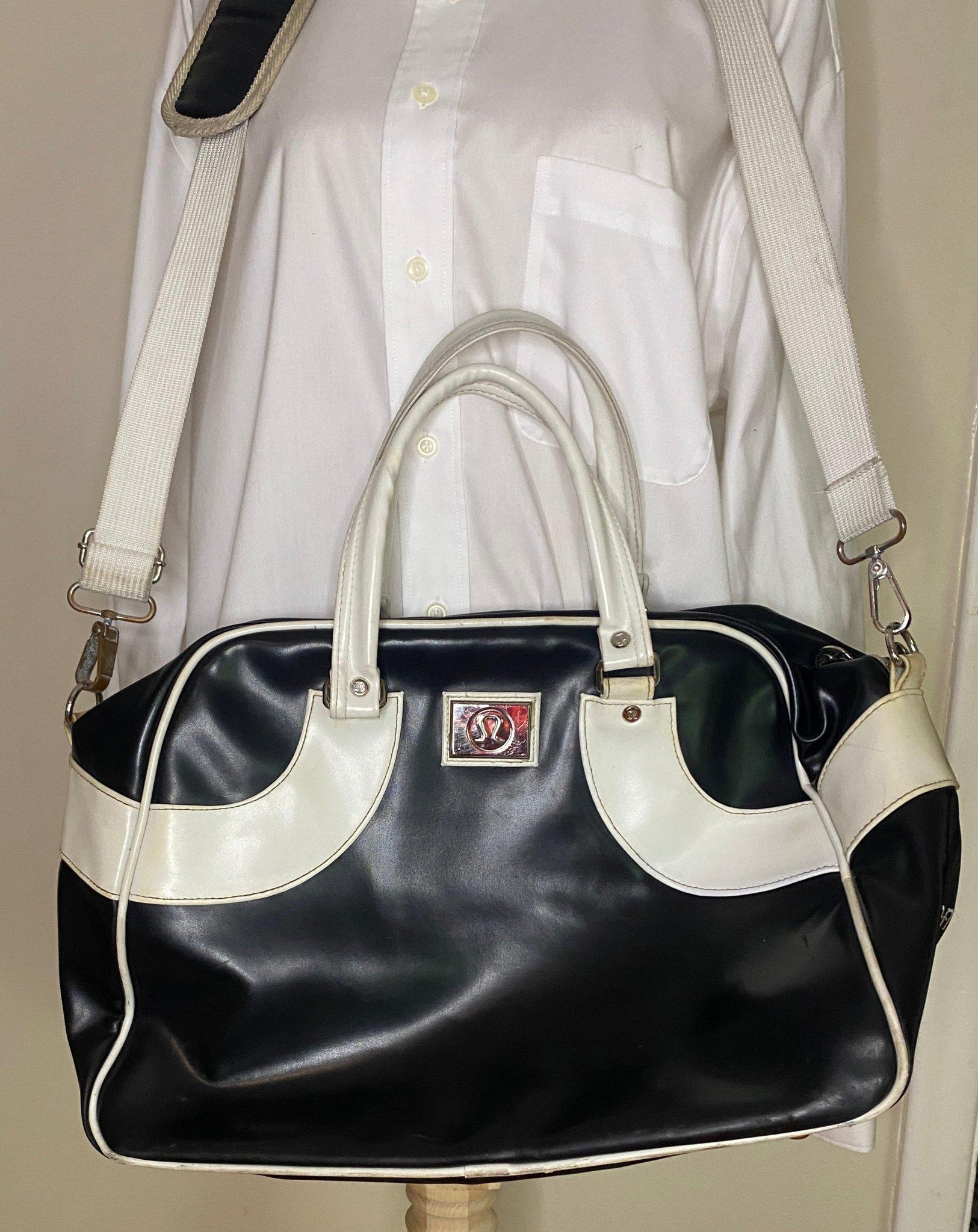 lululemon bowling bag vintage retro blue gym travel good market thrift store lululemon athletica | Bags |