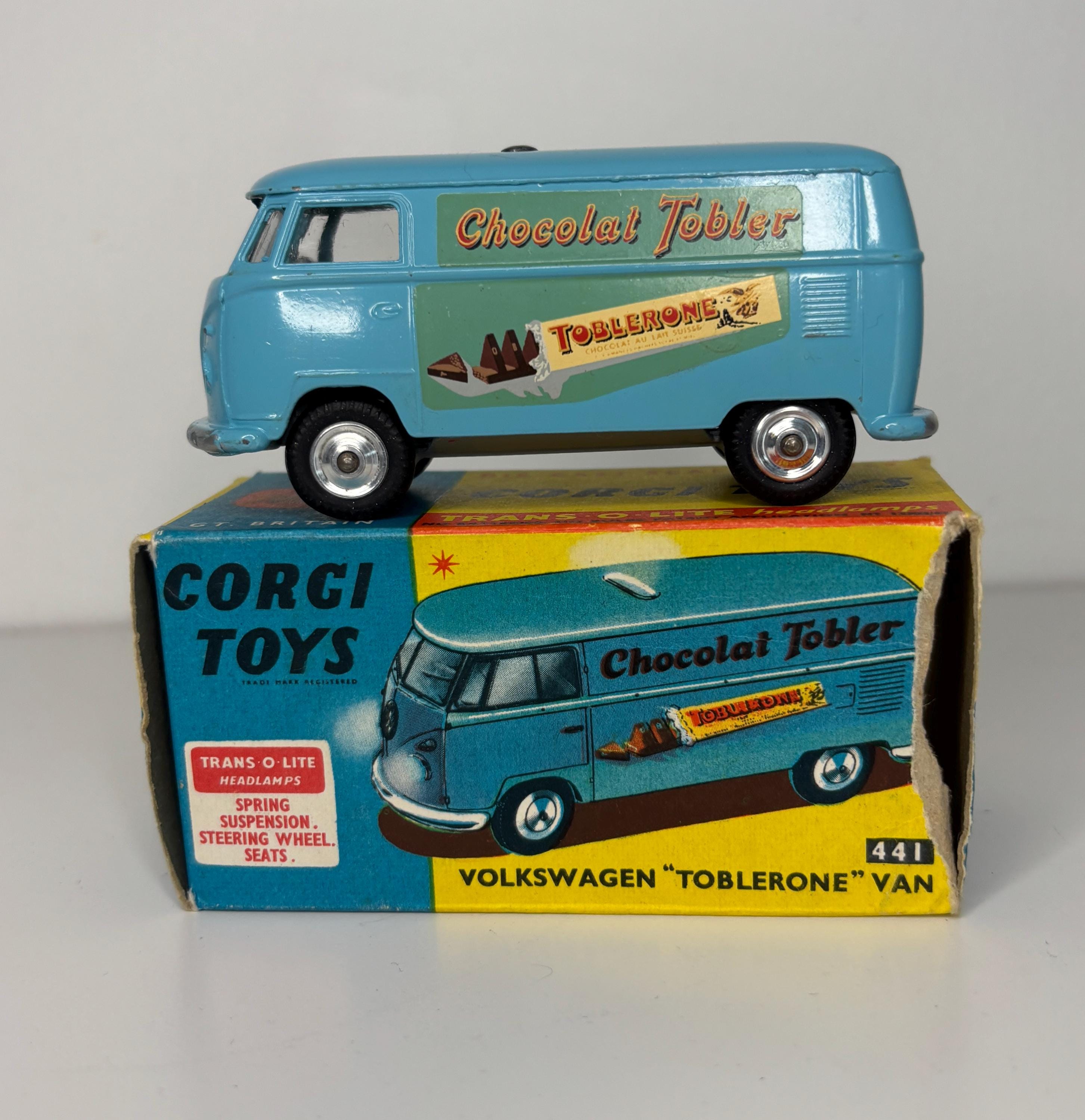 Corgi Toys Volkswagen Toblerone Van Die-cast Car 441 - Etsy