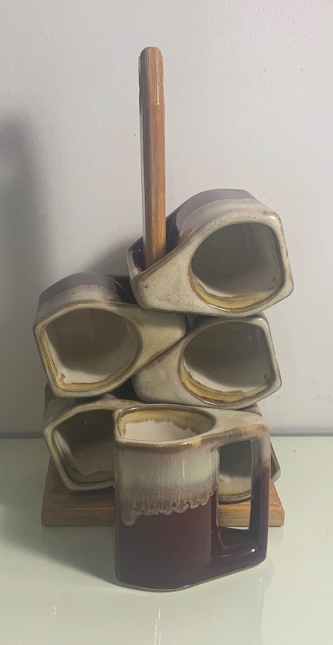 Rodolfo Padilla Coffee Mugs Set of 6 With Stand Etsy