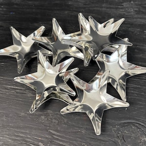 Tin Christmas Tree Star Ornaments