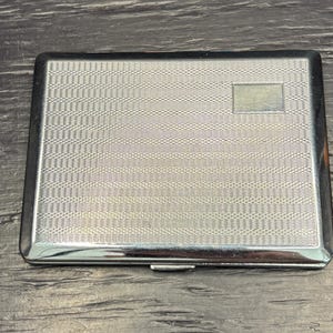 Vintage Kincraft Chrome Cigarette Case