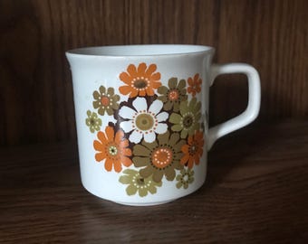 Johnson Brothers Fiesta Floral Tea Cups