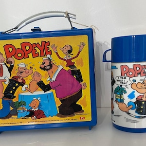 Popeye Lunch Box - Etsy