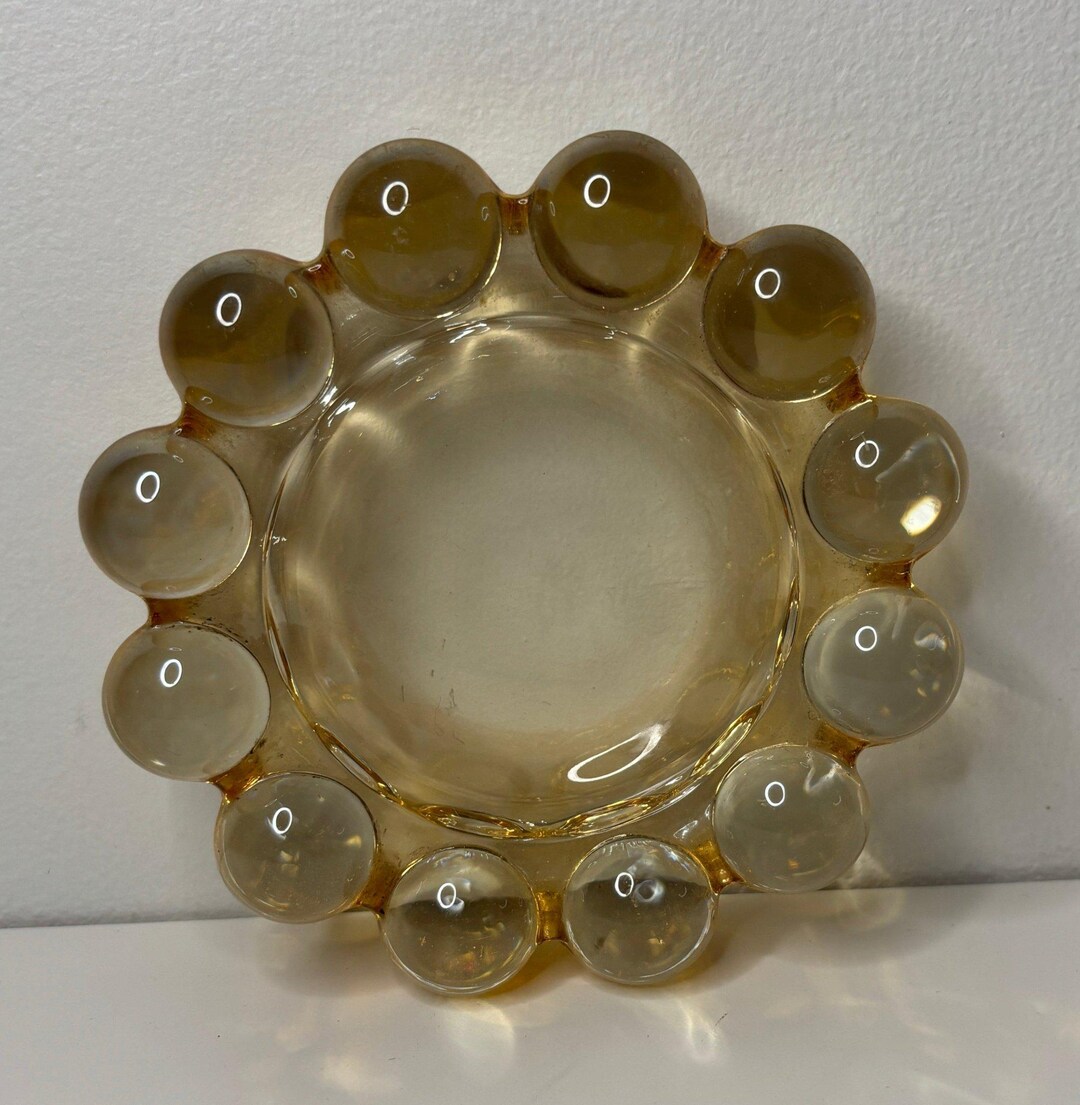 anchor-hocking-boopie-bubble-vintage-glass-ashtray-etsy