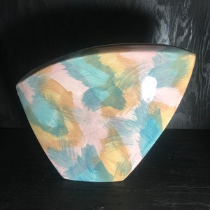 John Bergen Signed Abstract Vase