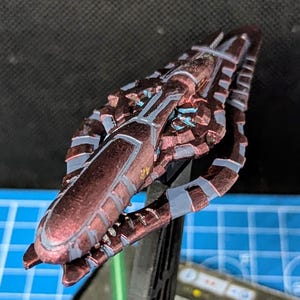 Covenant SDV-class Heavy Corvette  1:10000 scale for Halo Armada Homebrew or other miniatures games 90mm