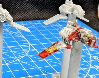 Republic Nu-class Attack/Transport Shuttle (3 fighters) for miniatures games like Star wars armada