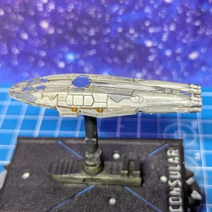 Cygnus Gunstar for starship miniatures games like Onepagerules Warfleets or Armada legends