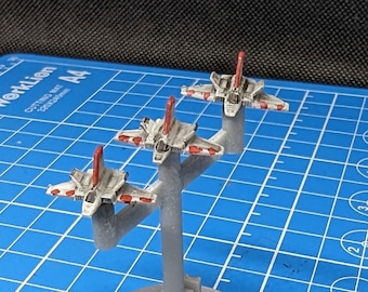 Esquadrão Imperial Alpha classe XG-1 Star Wing (6) para jogos de escala Star Wars Armada