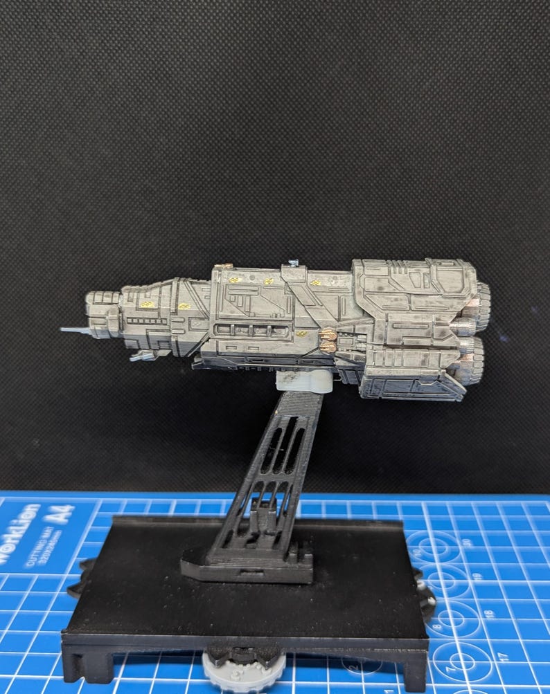 UNSC Halcyon-class Cruiser Miniature (117mm) for Halo Armada Homebrew image 1