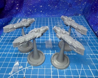 Paquete de fragatas Goth Traitor Sol Pattern (4) para flotas de guerra de Onepagerules