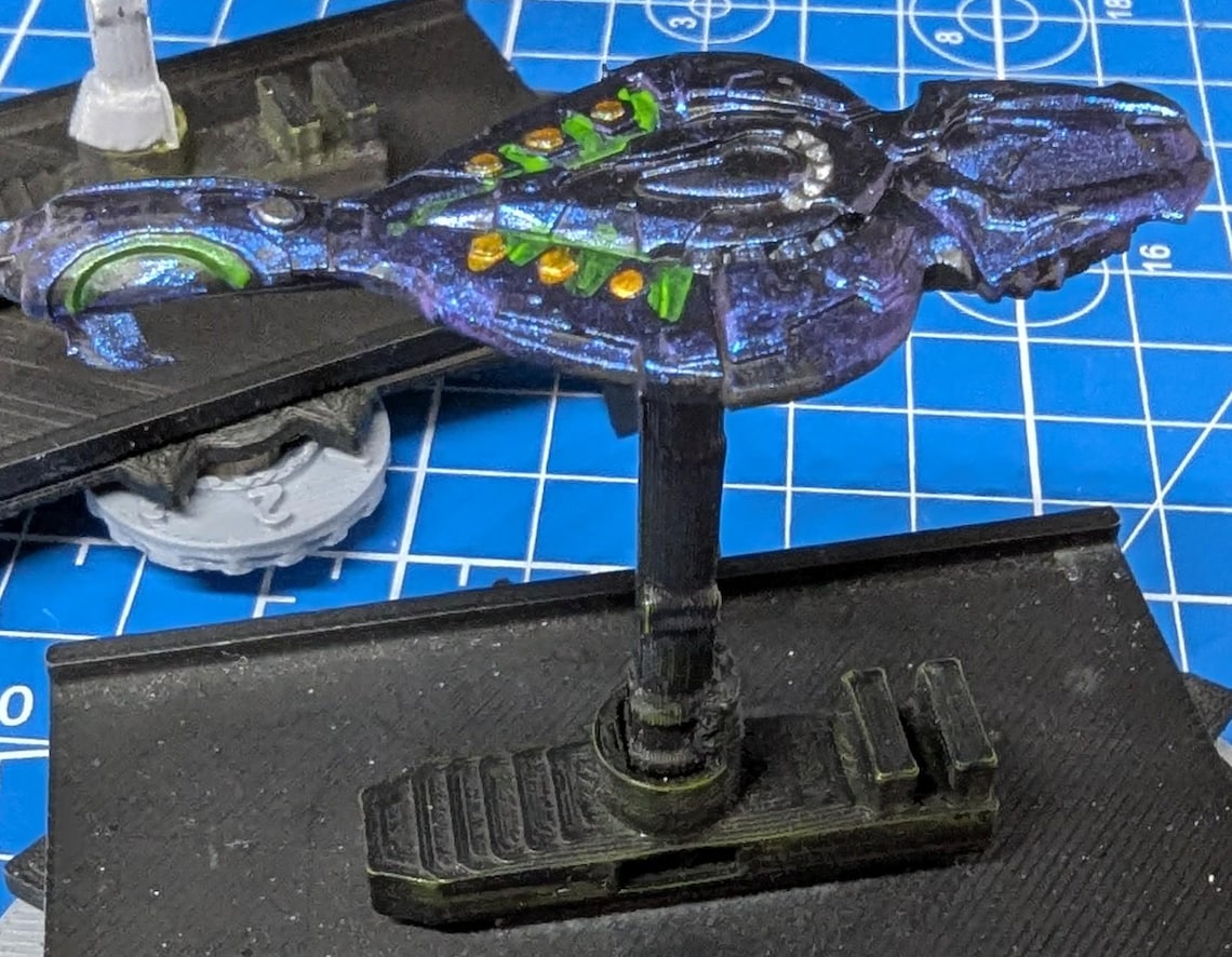 Covenant Zanar Pattern CRS Light Cruiser 1:10000 Scale for Halo Armada ...