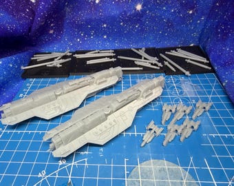 Halo Fleet Battles Proxy UNSC Large Upgrade set for epic scale space games