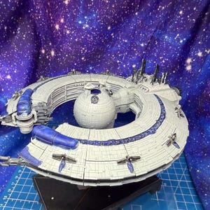 CIS Lucrehulk Droid Control Ship for Star Wars Armada Legacy homebrew 186mm long