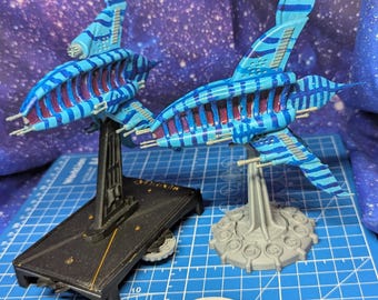 Minbari Leshath/Tigara Cruiser para juegos a escala de Star Wars Armada