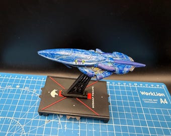 Covenant ADV-class Frigate  1:10000 scale for Halo Armada Homebrew scale games 100