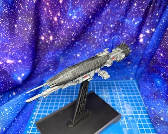 Destructor Earthforce Warlock-X Nemesis escalado para juegos a escala Star Wars Armada 187 mm