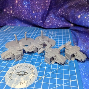 6mm  Dropship Troopers Scythe Assault Transports (4) in 6mm scale for epic scale wargames