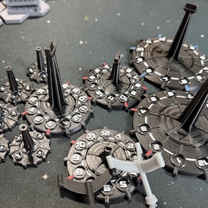 Full Thrust Flight Stands for Star Wars Armada scale starships
