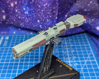 Crucero de misiles clase Apolo de la Fuerza Terrestre de Babylon 5 para juegos de miniaturas