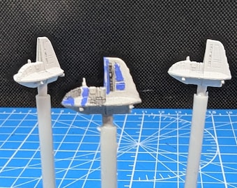CIS Sheathipede Shuttle Staffel (3 Jäger) für Star Wars Armada