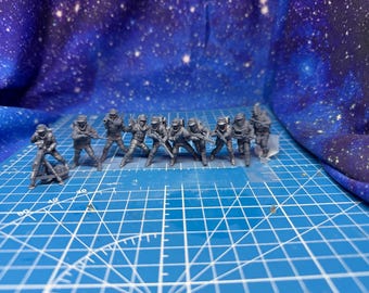 Rebel Alliance Insurgent Cold Weather Troopers: 35mm Miniatures Team (10)Star Wars Legion Proxy