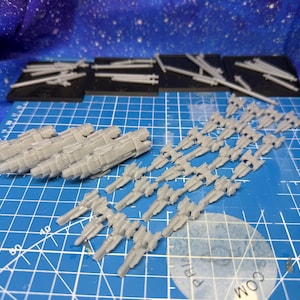 Halo Fleet Battles Proxy UNSC Core Upgrade set for games like Onepagerules Warfleets