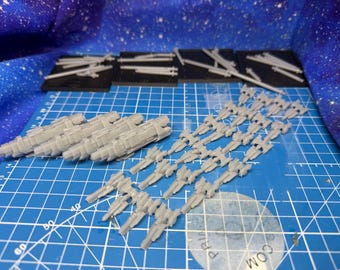 Halo Fleet Battles Proxy UNSC Core Upgrade set for games like Onepagerules Warfleets