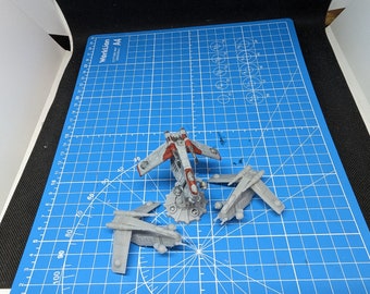 6mm  LAAT Low Altitude Assault Transports (3) in 6mm scale for epic scale wargames