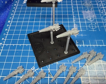 Halo Fleet Battles Proxy UNSC Halberd Upgrade set for epic scale space games