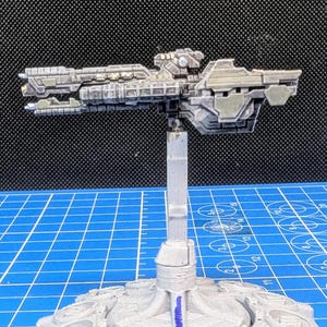 UNSC Charon-Klasse Fregatte 1:10000 für Halo Armada Homebrew oder andere Miniaturspiele 53,9 mm