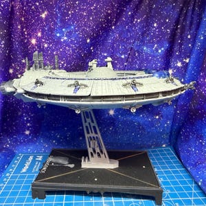 Nave de Controle de Dróides Lucrehulk da CIS para Star Wars Armada Legacy (construção caseira) 186 mm de comprimento imagem 7