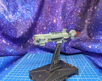 Crucero de exploración clase Delphi de la Fuerza Terrestre de Babylon 5 para juegos de miniaturas