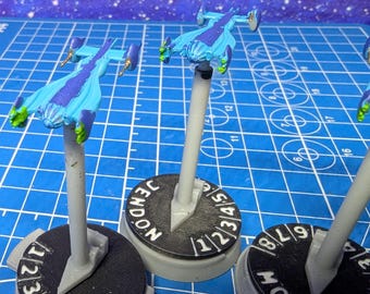 Minbari Federation Flyer Squadron (3): Babylon 5 Armada Miniatures