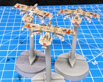 New Republic K-Wing ASSUALT starfighters Squadron (3) for Star Wars Armada
