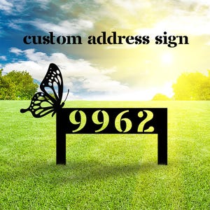 Custom Address Sign, Home Address Sign, Address Signs, Address Signs for Home, Metal Address Signs, Metal Signs, Gifts, Mailing Address