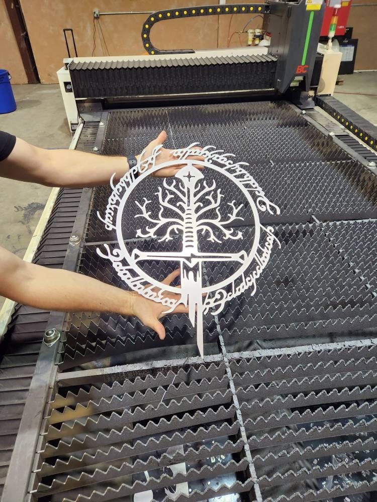 Lotr Metal Wall Art LOTR Sword Décor Metal Wall Art LOTR Etsy