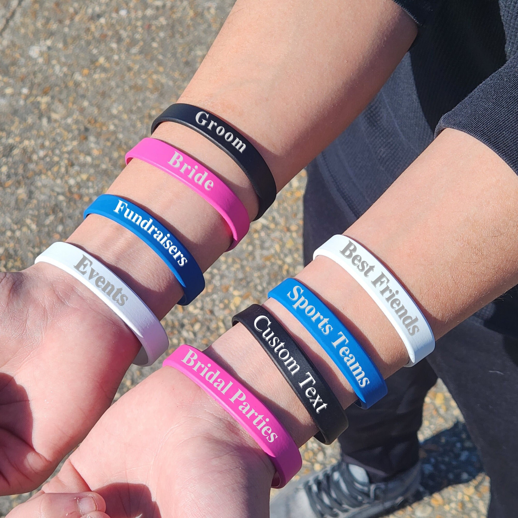 custom nike silicone wristbands