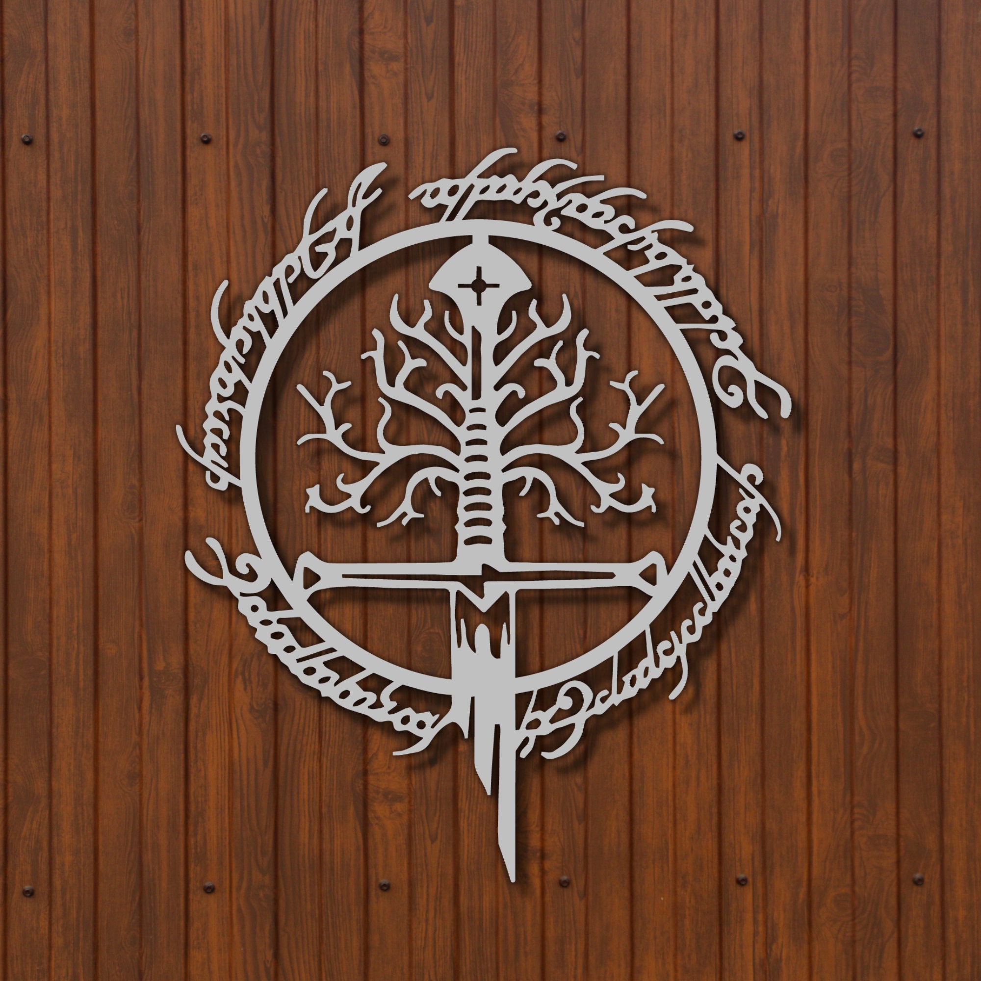 Lotr Metal Wall Art LOTR Sword Décor Metal Wall Art LOTR Etsy