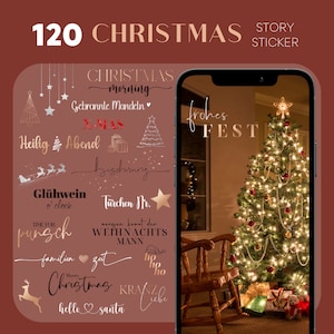 120 Instagram Story Stickers | Christmas • Winter • Cozy • Snow • Black • White • Gold • PNG • XMAS • Cold • Home • Season • Storysticker
