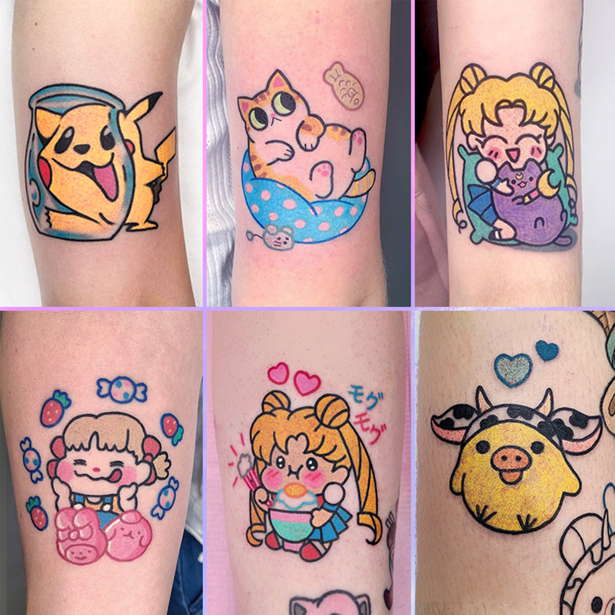 Un Tatouage De Pikachu Vibrant Avec Un Arrière-plan Transparent Libère  Votre Fan De Pokemon Intérieur