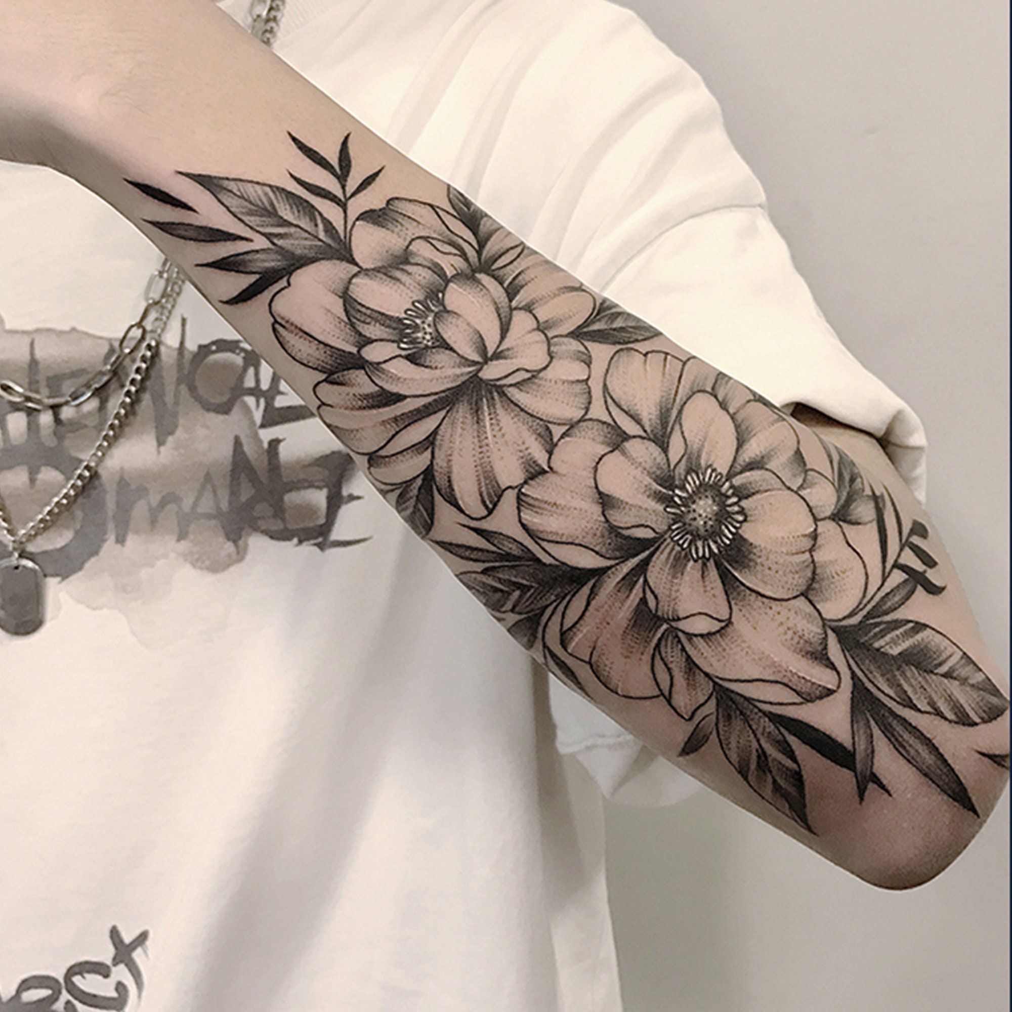 Tattoo Sleeve Ideas For Women Flowers